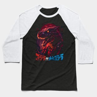 Mecha Godzilla Baseball T-Shirt